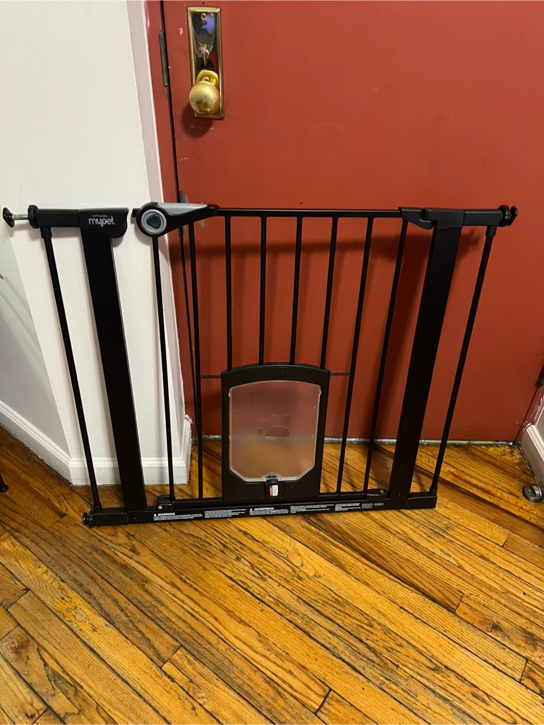 MyPet Paws Portable Pet Gate - Black - photo 3