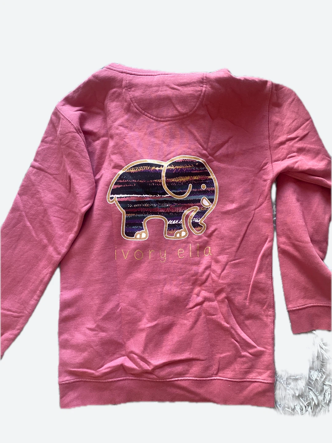 Ivory Ella Pink Hoodie