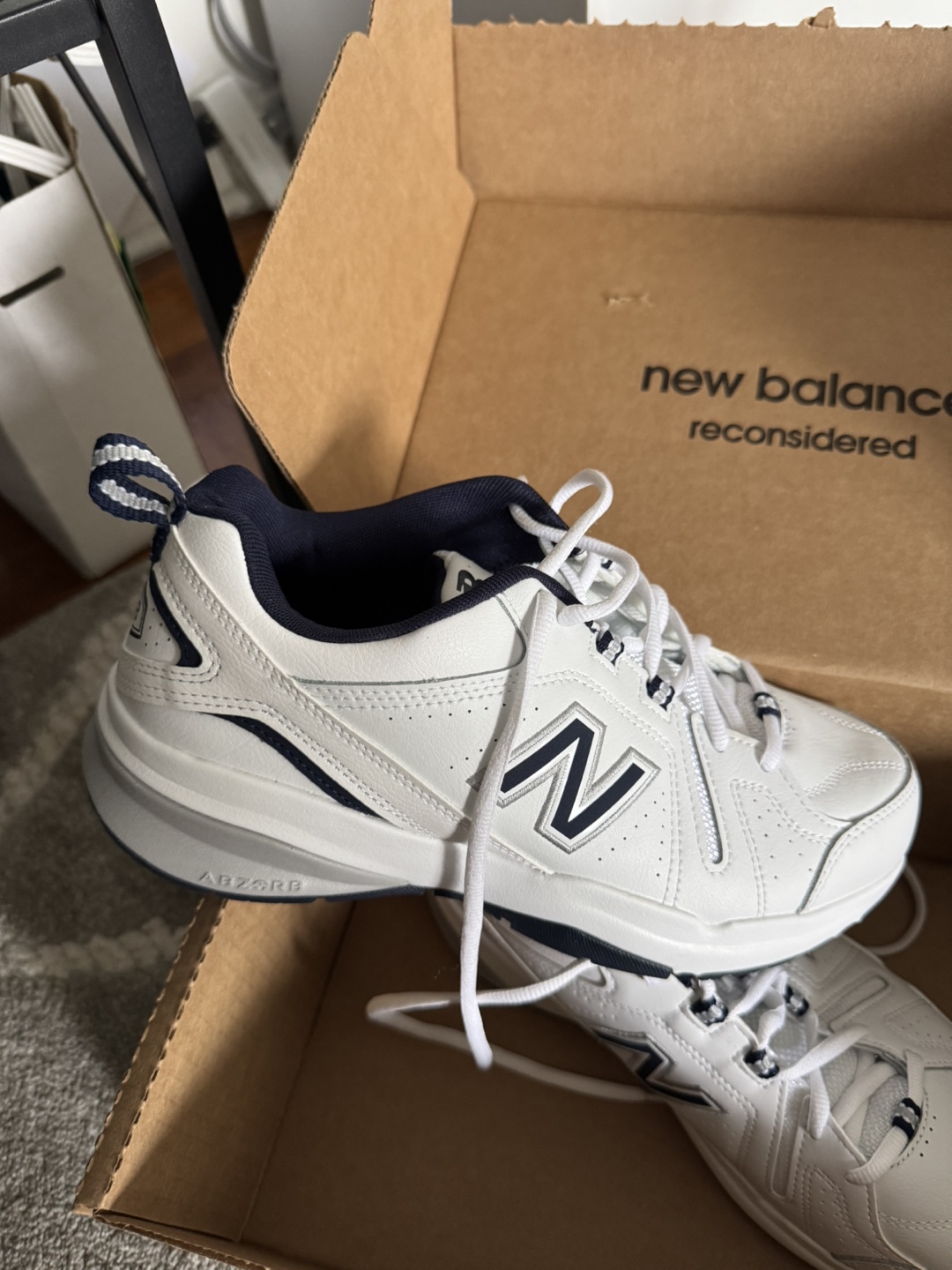 New Balance 608 White Training Shoes