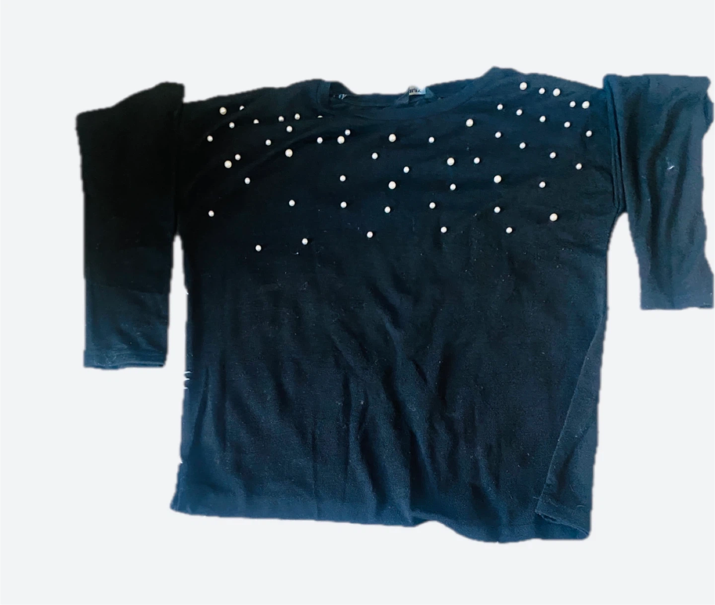 TNA Black Long Sleeve Top - Size S - photo 2