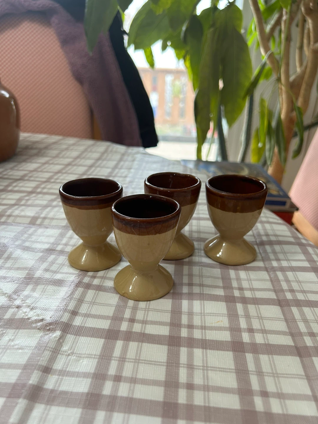 Set of 4 Vintage Egg Cups