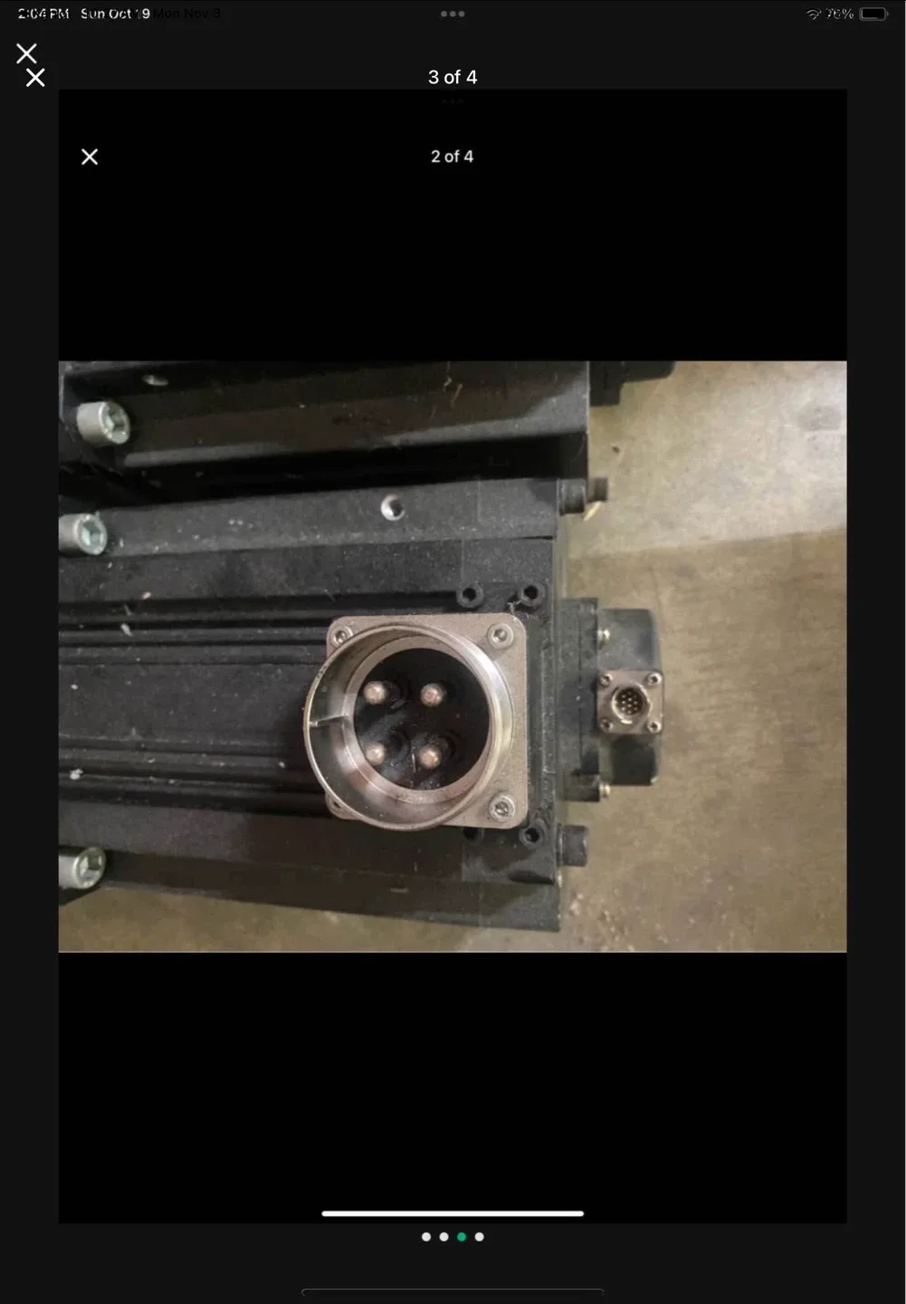 Mitsubishi AC Servo Motor HF-SP7024K image indicator(3)