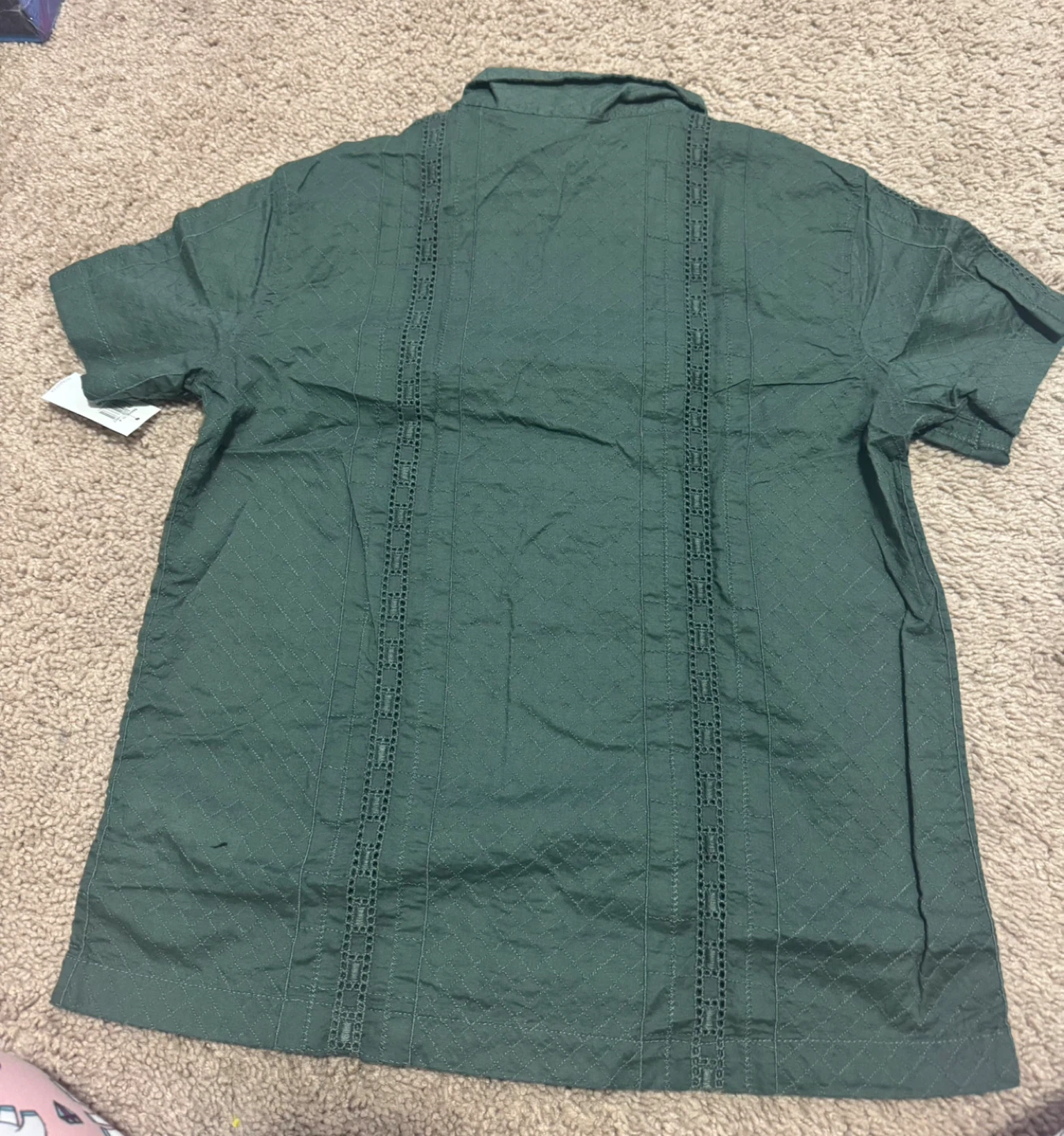Old Navy Green Quilted Shirt - Size M for boys - photo 2