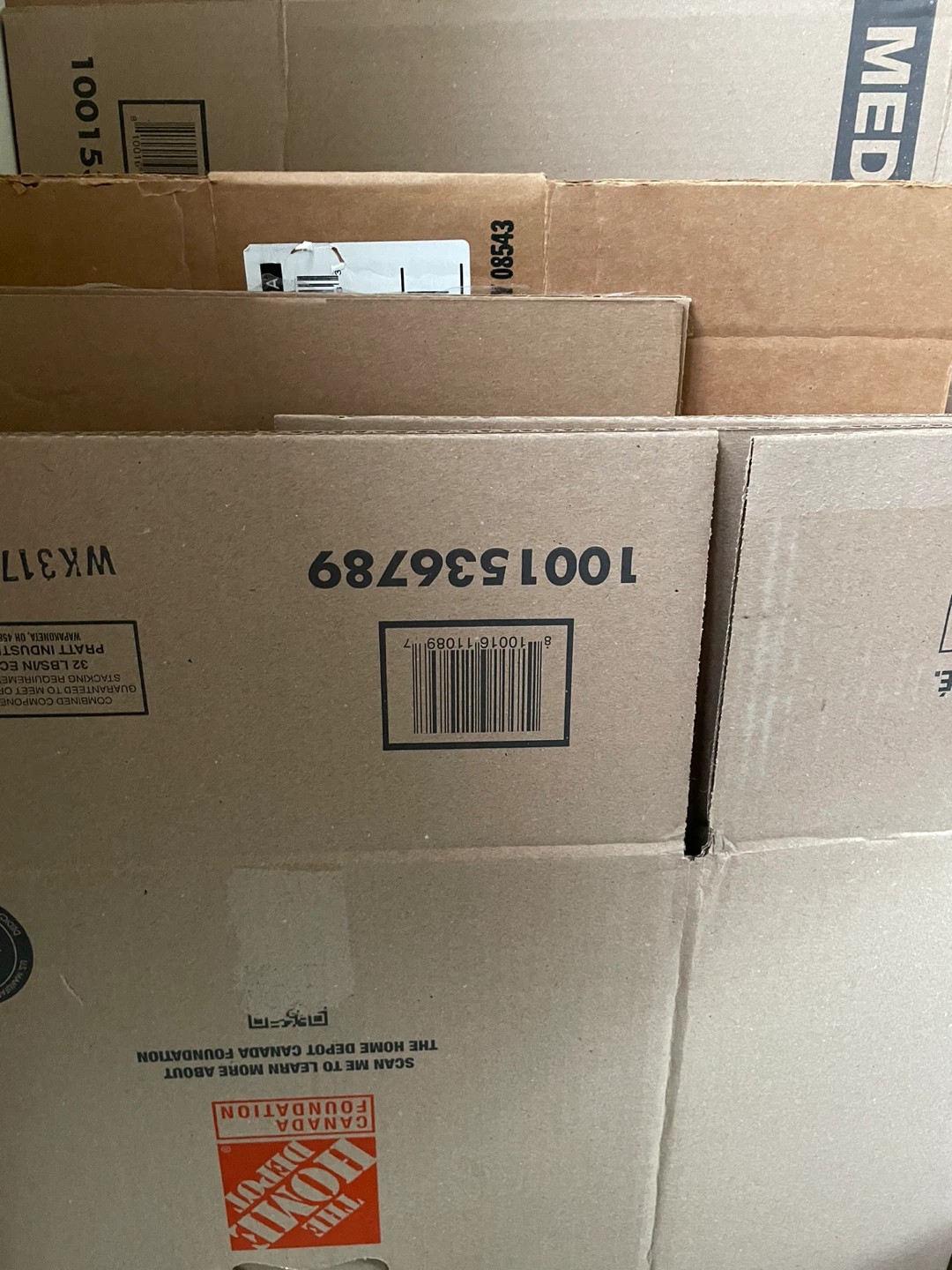 Moving boxes