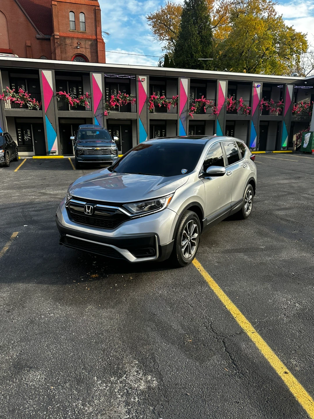 Honda CR-V Silver SUV 2021 EX