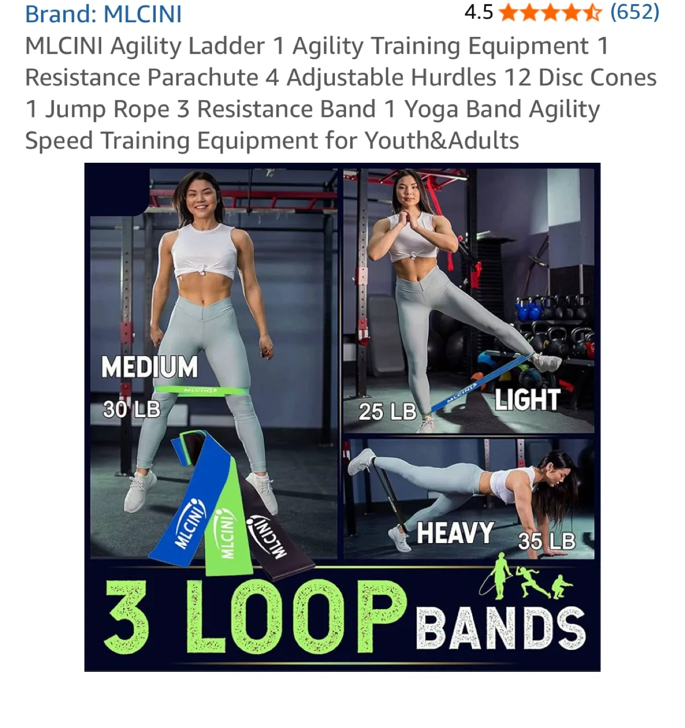 MLCINI Agility Ladder Training Set image indicator(5)