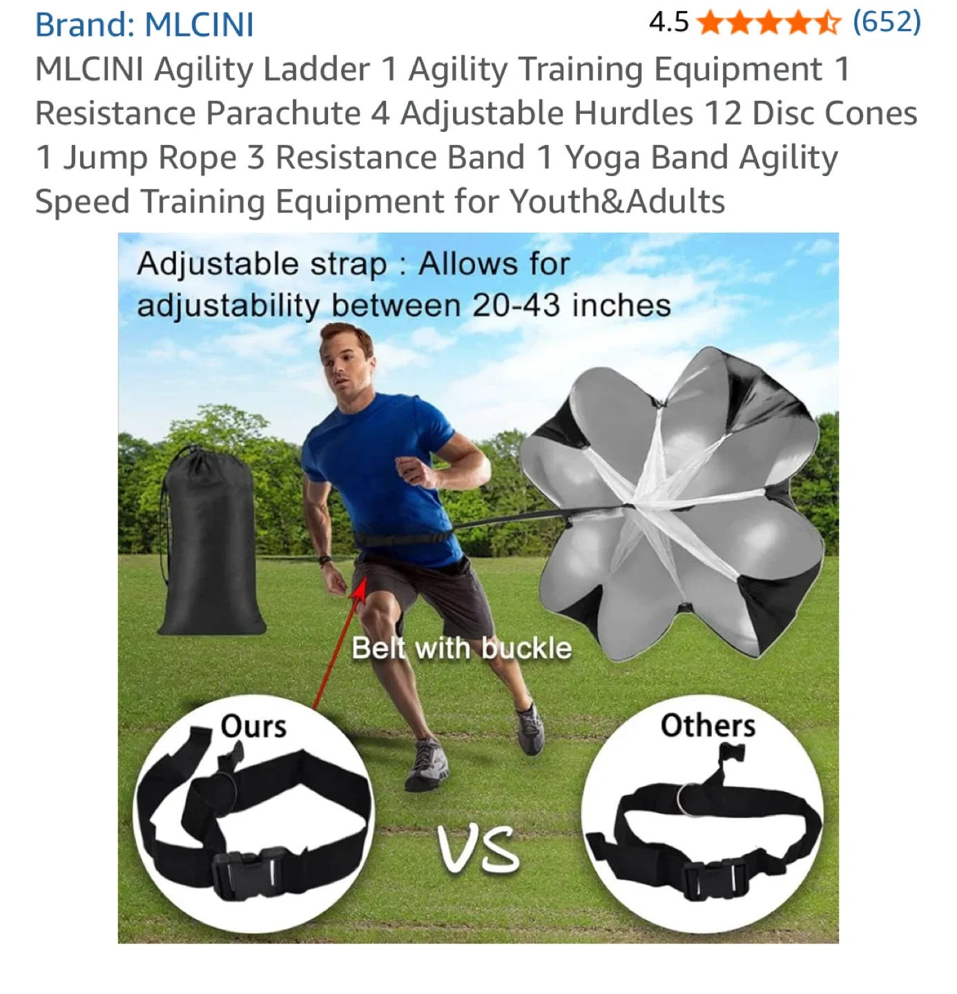 MLCINI Agility Ladder Training Set image indicator(4)