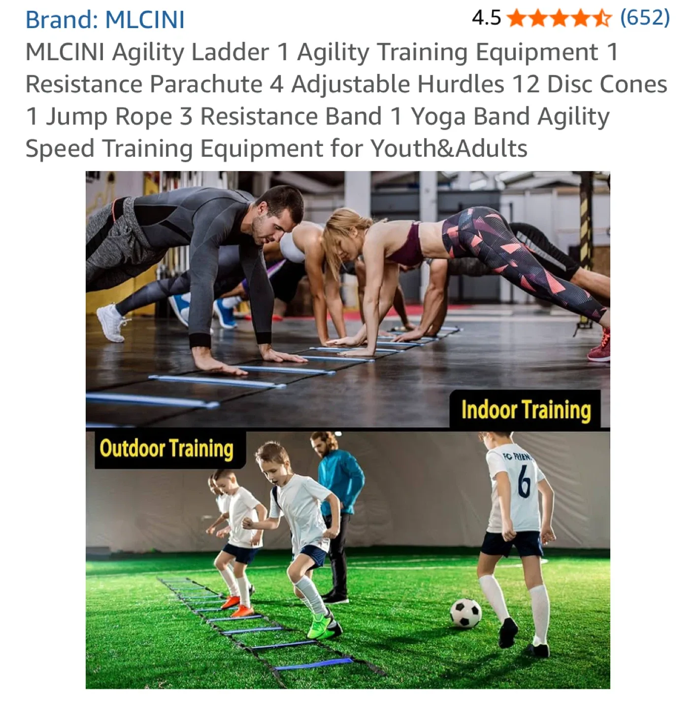 MLCINI Agility Ladder Training Set image indicator(3)