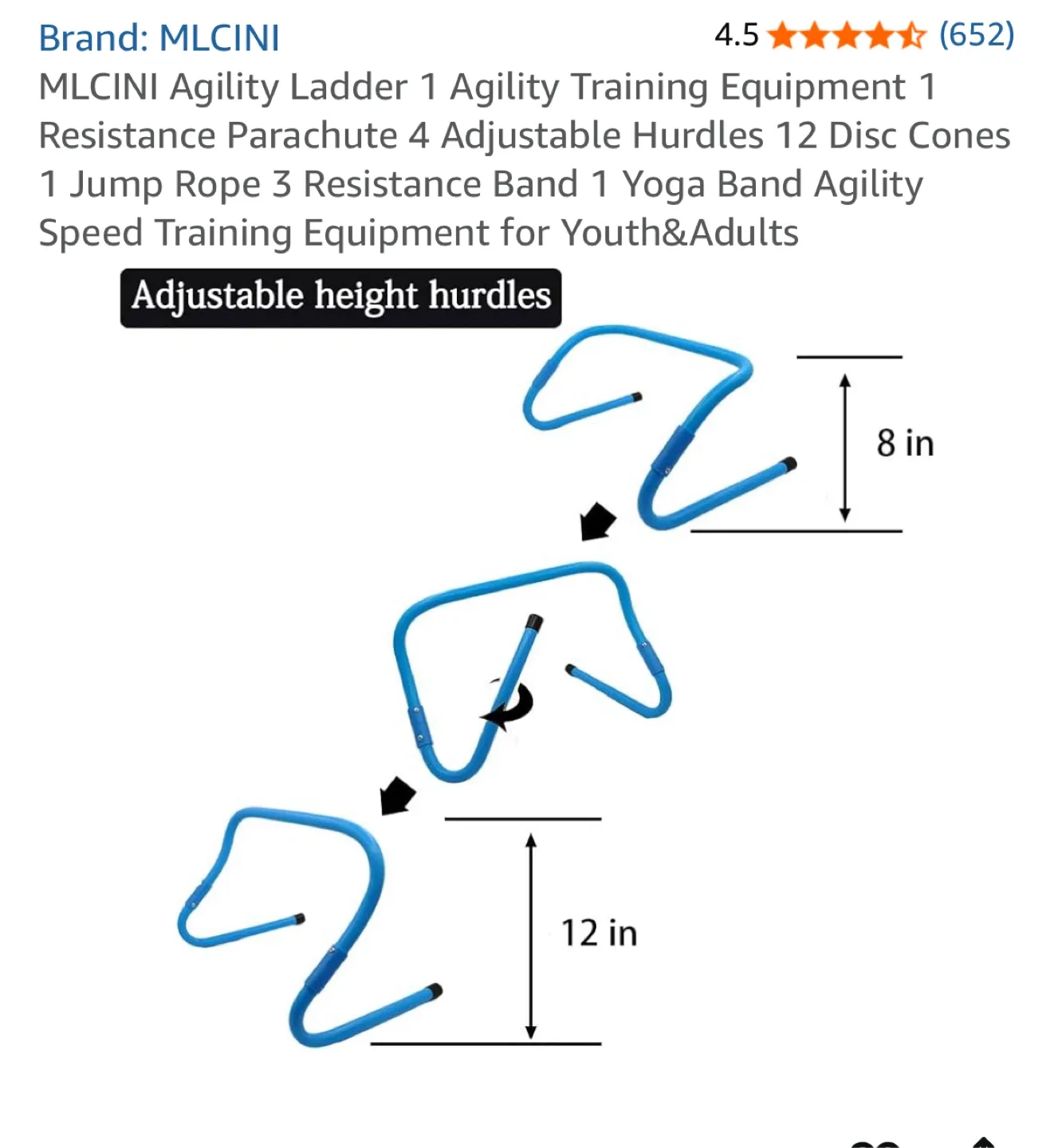 MLCINI Agility Ladder Training Set image indicator(7)