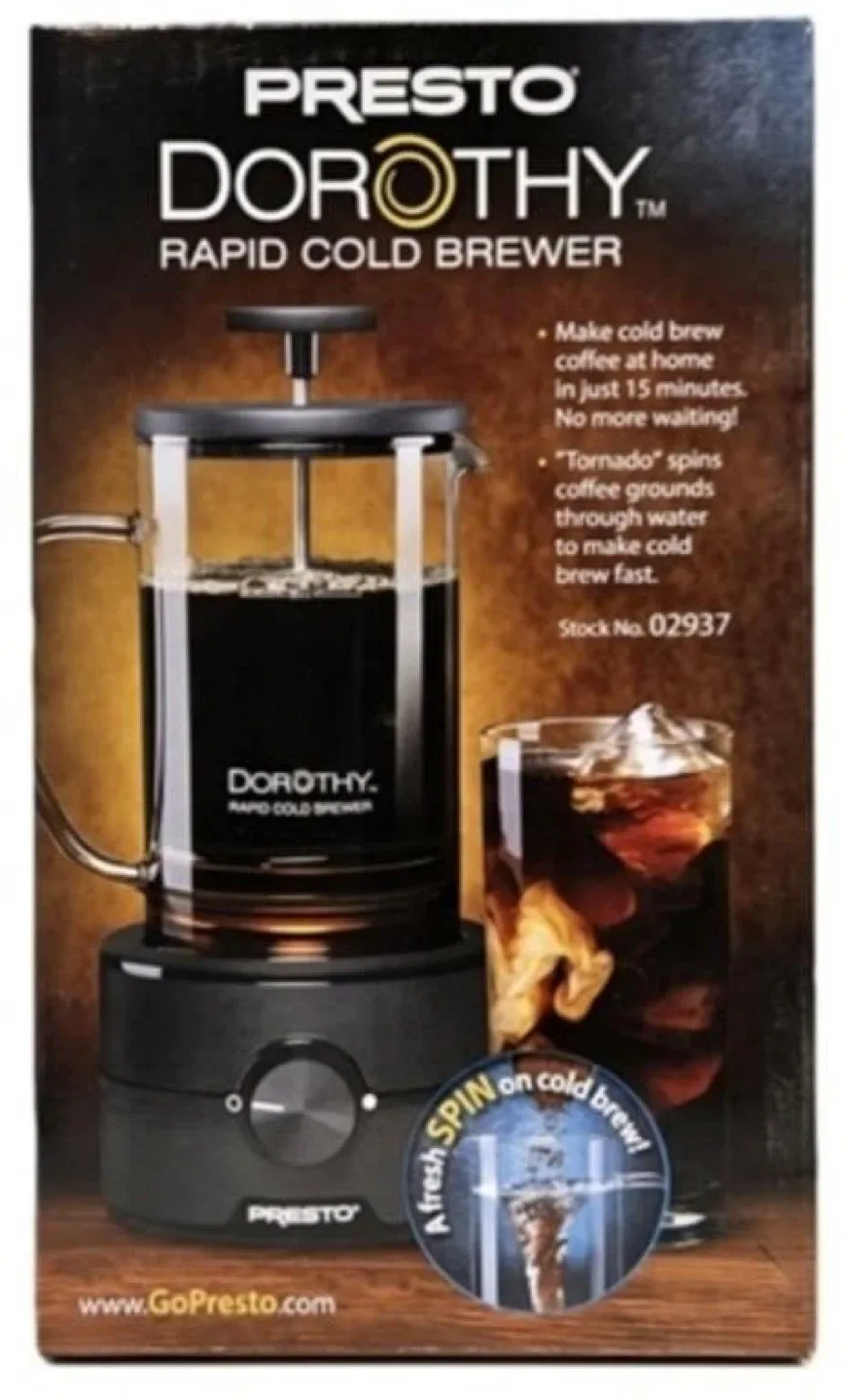 Presto Dorothy Rapid Cold Brewer image indicator(2)