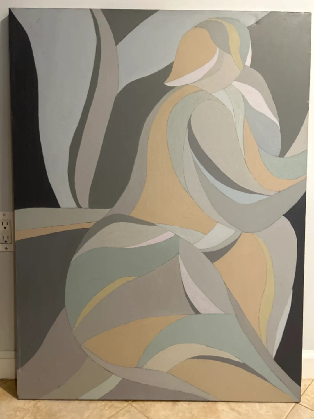 Abstract Figure Painting - Modernist Style