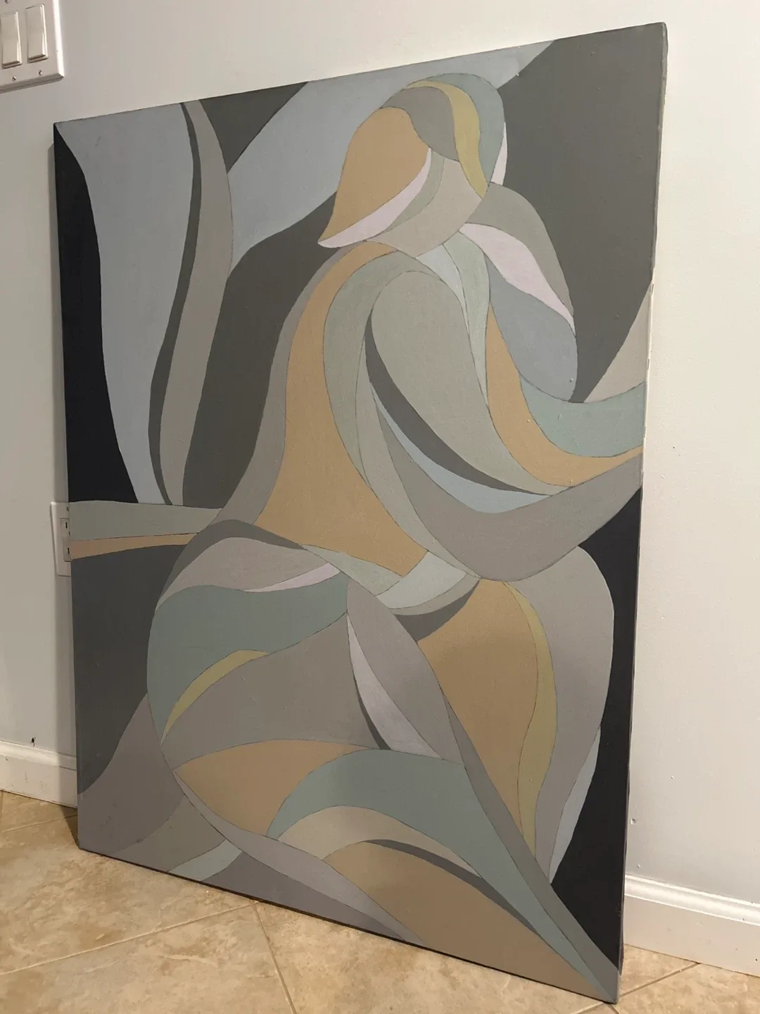 Abstract Figure Painting - Modernist Style image indicator(2)