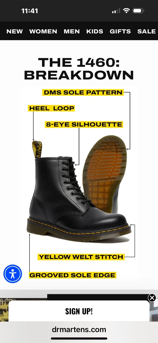 Dr. Martens 1460 Black Leather Boots image indicator(3)