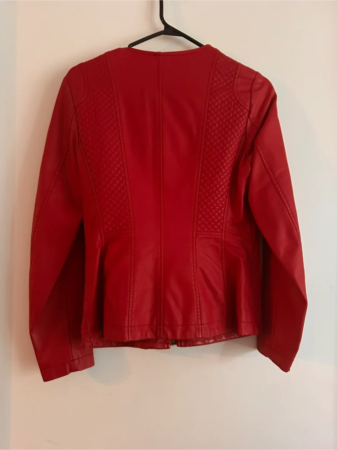 Brand new Red Faux Leather Jacket image indicator(3)