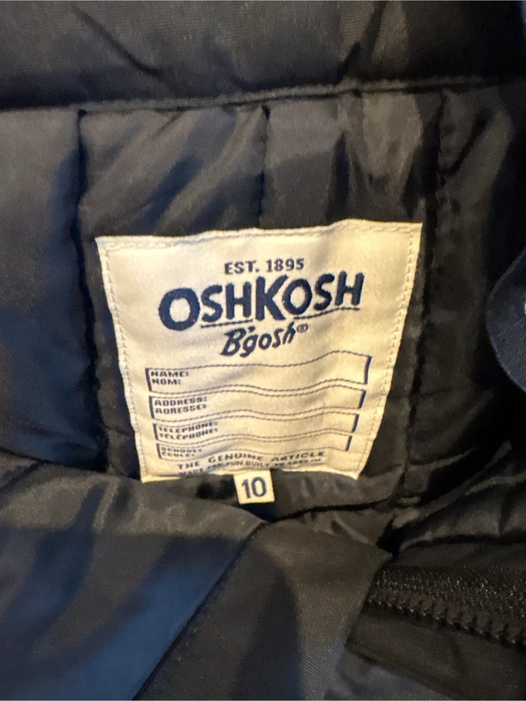 OshKosh B'gosh Black Snow Pants - Size 10 image indicator(2)