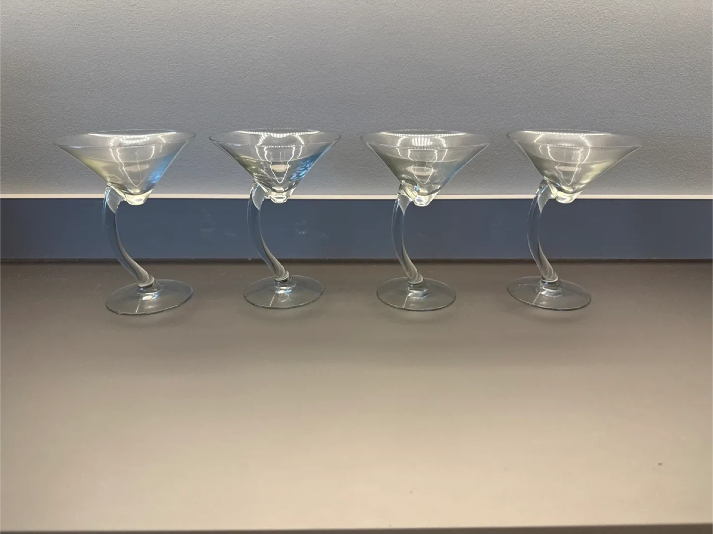 Set of 4 Martini Glasses