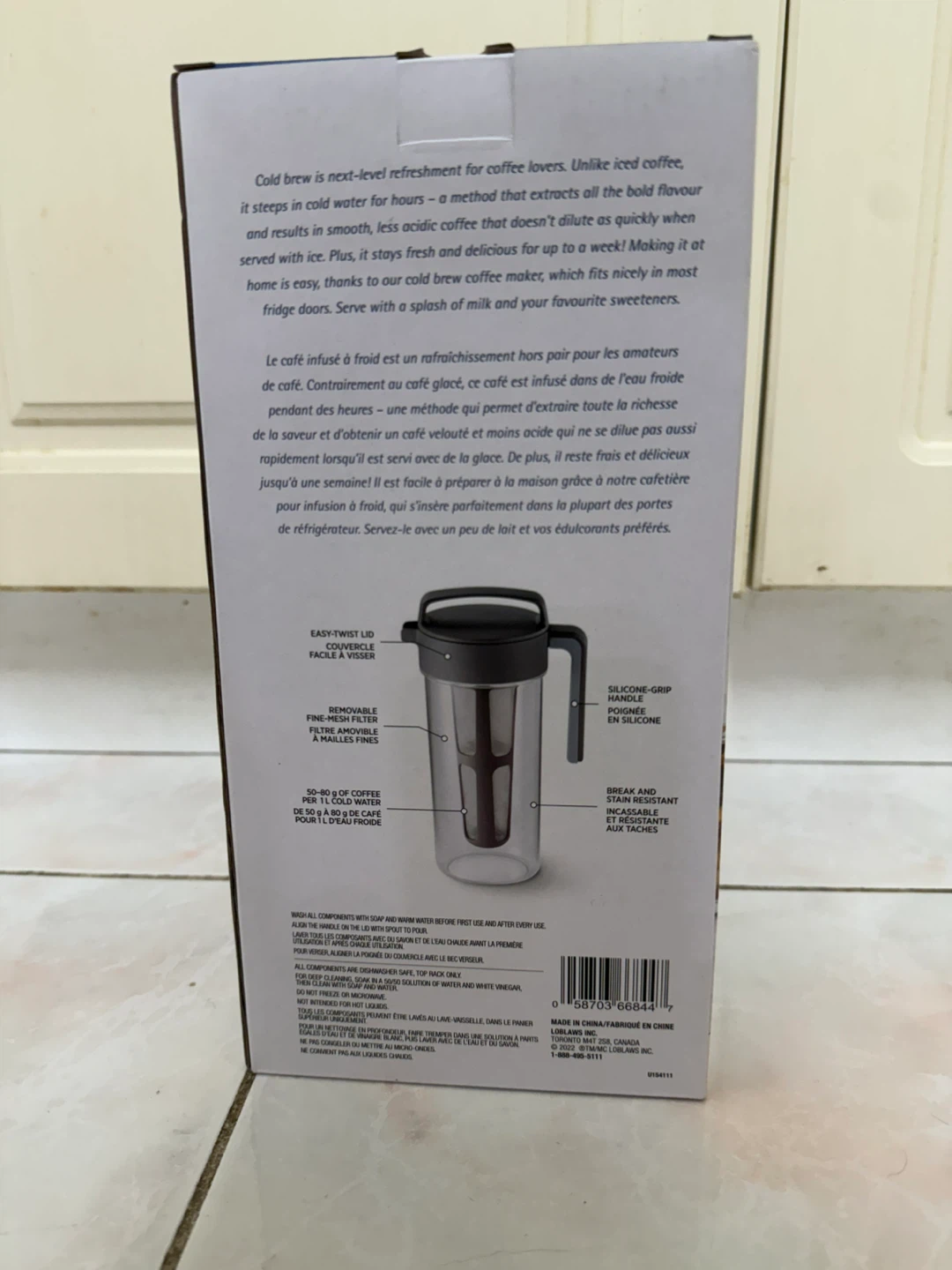 President's Choice Cold Brew Coffee Maker - photo 2