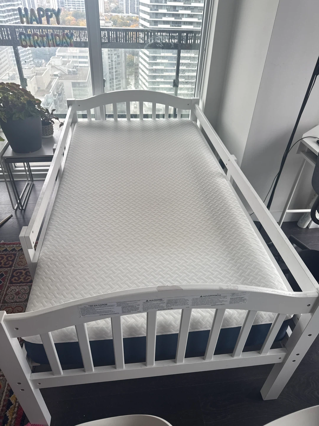 Storkcraft Long Horn White Twin Bunk Bed - photo 2