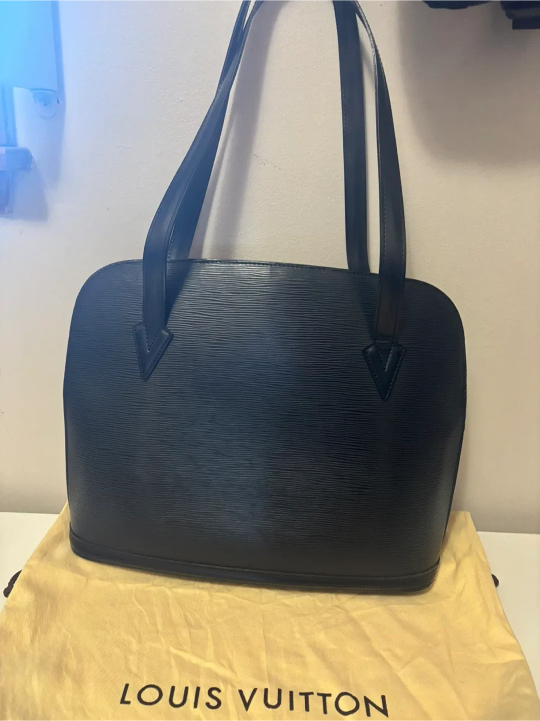 Louis Vuitton Epi Leather Black Tote Bag image indicator(2)