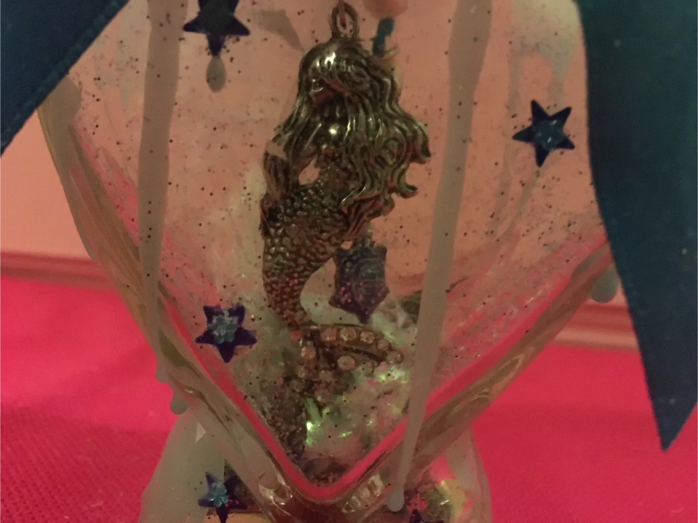 Mermaid decorative glitter jar image indicator(3)