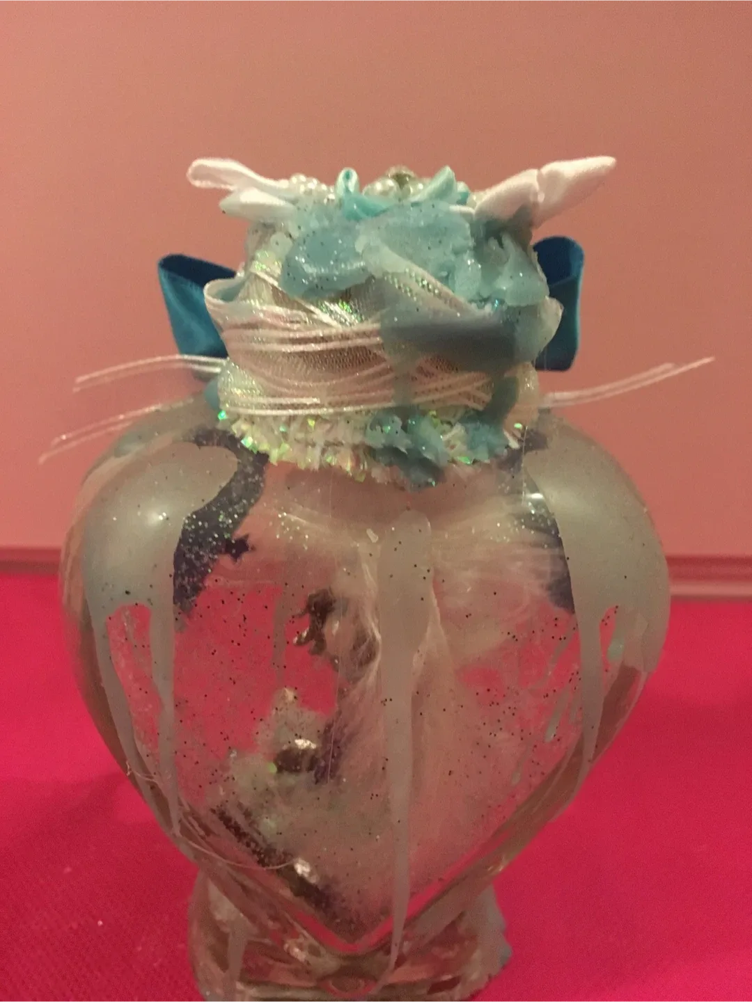 Mermaid decorative glitter jar image indicator(4)