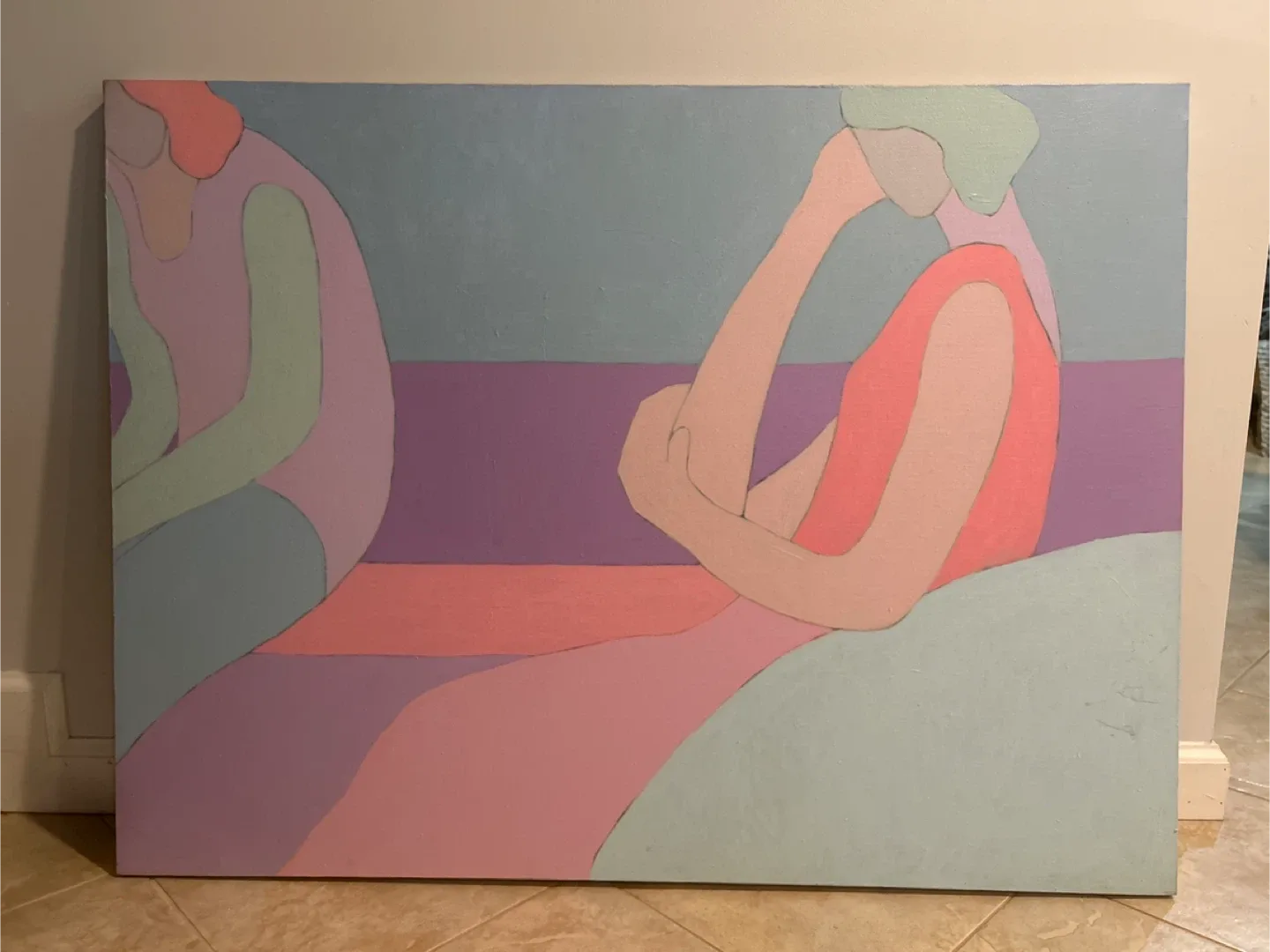 Abstract Figure Painting - Modernist Style image indicator(2)