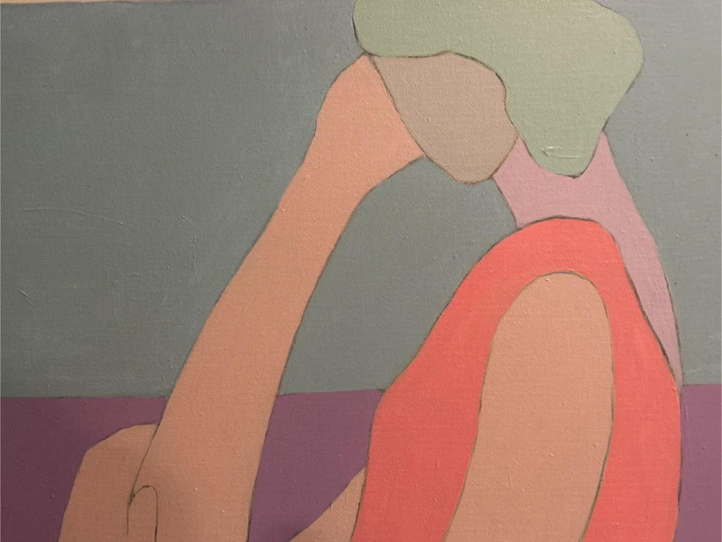 Abstract Figure Painting - Modernist Style image indicator(3)