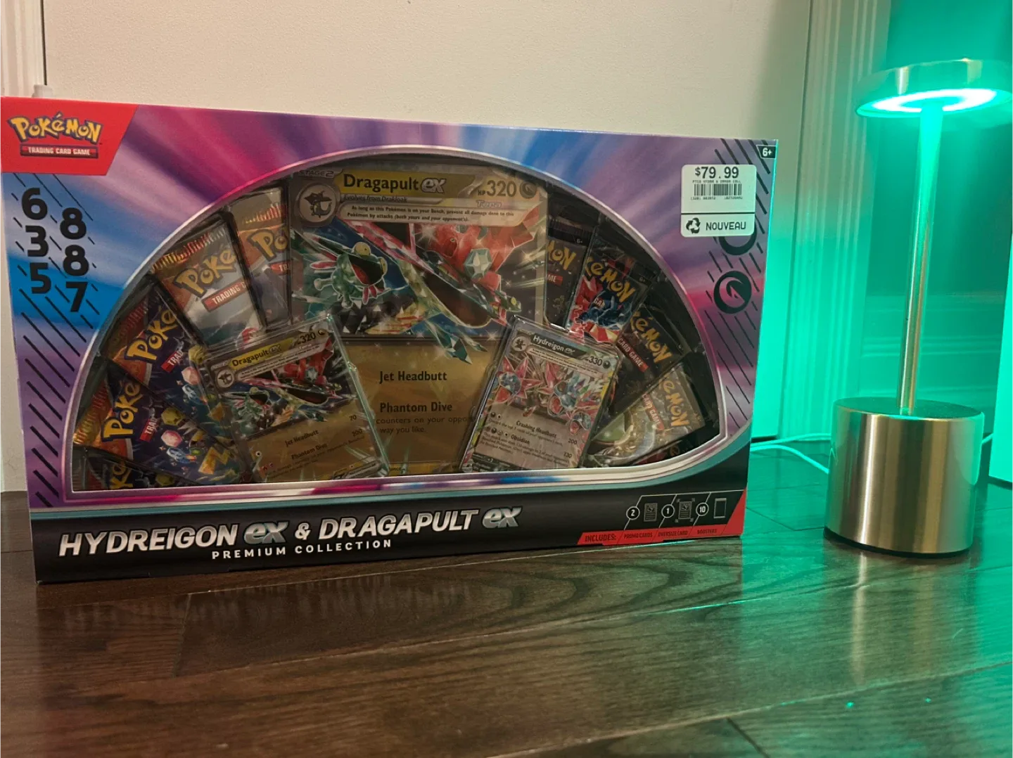 Pokémon TCG Hydreigon EX & Dragapult EX Premium Collection Box