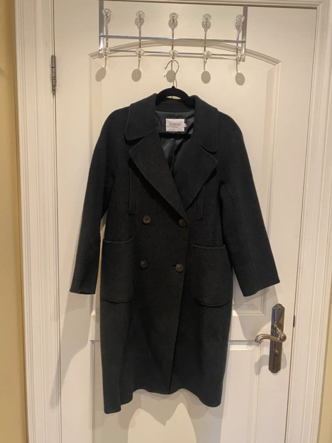 So Wool Dark dark green Coat thumbnail