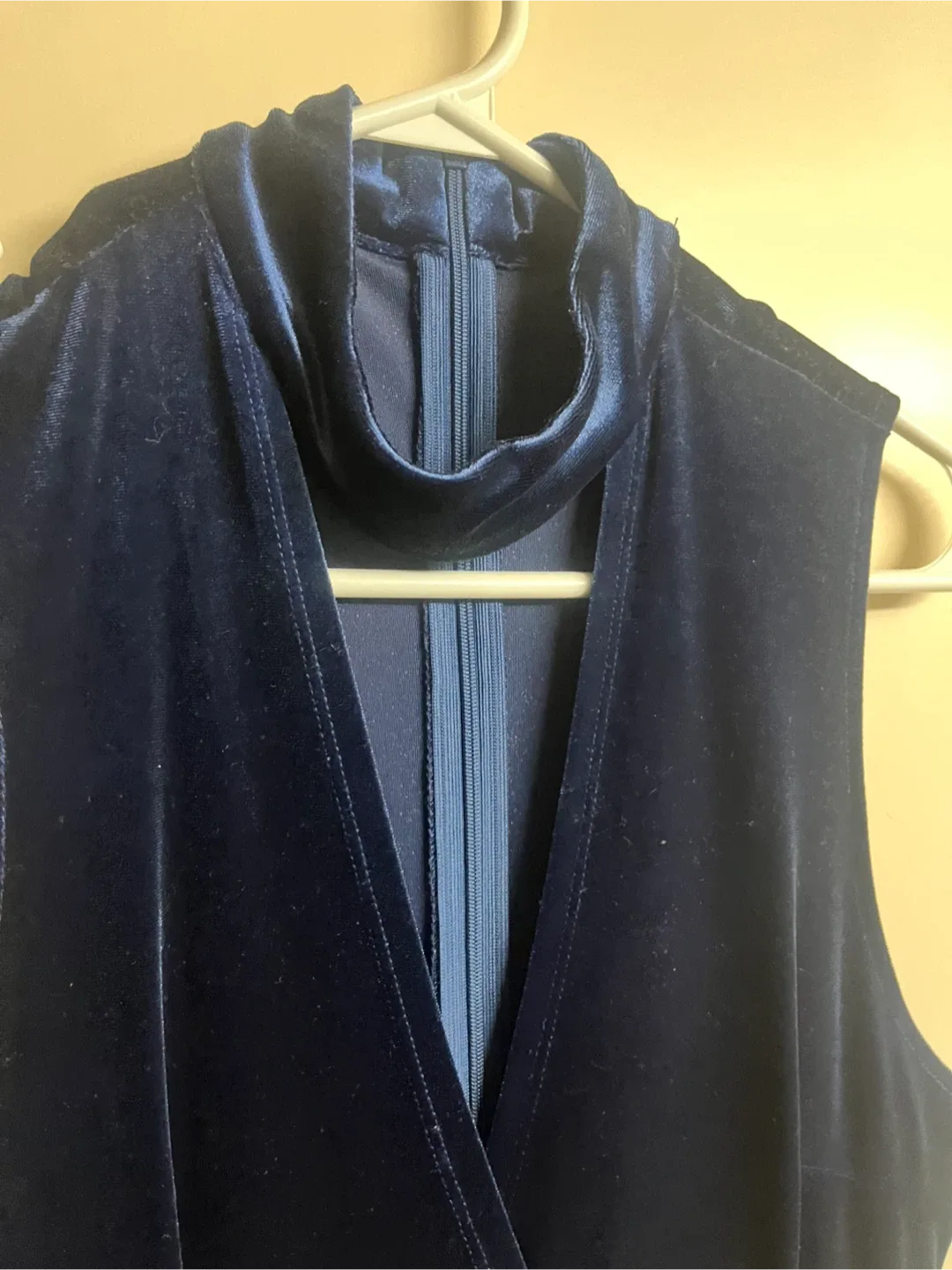 Navy Velvet Jumpsuit image indicator(2)