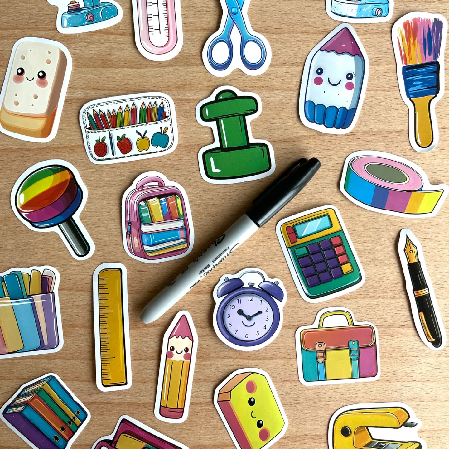 Pack of 49 Back to School Stickers image indicator(7)