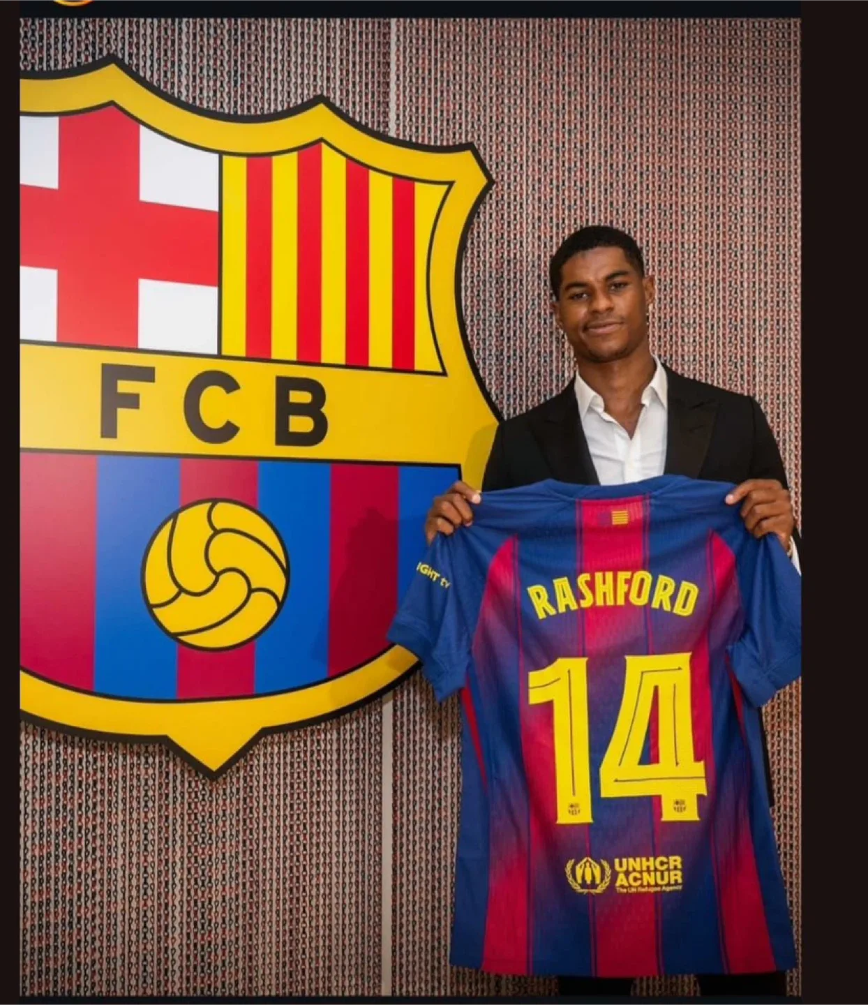 FC Barcelona Rashford #14 Jersey thumbnail