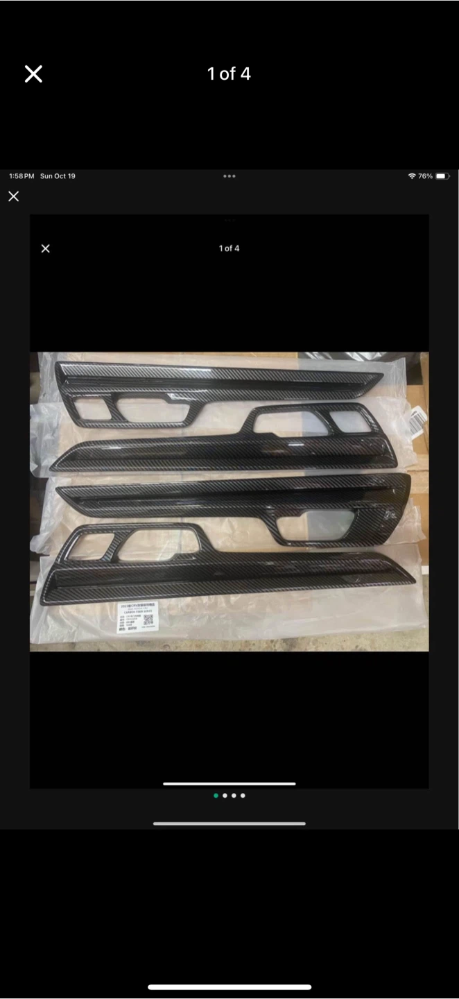 2023-24 Honda CRV carbon fiber door trim