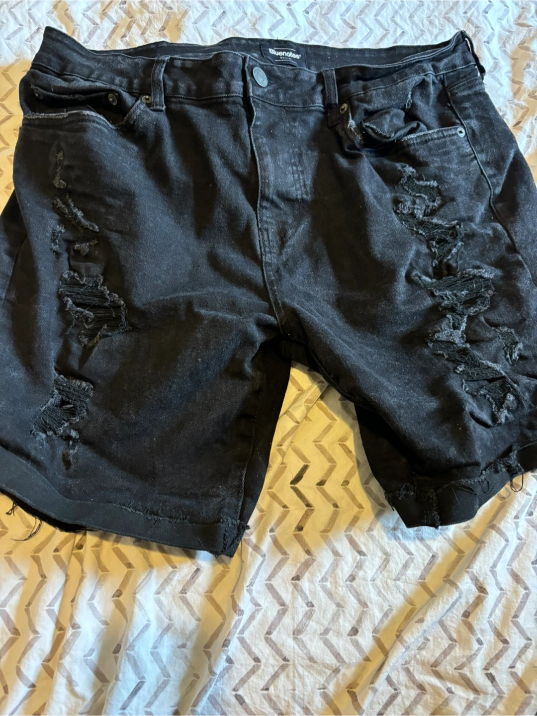 Bluenotes Denim Black Shorts Karrot