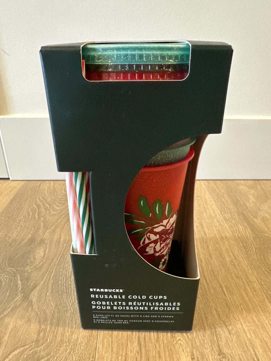 Starbucks Reusable Cold Cups Set - New in Box! image indicator(3)