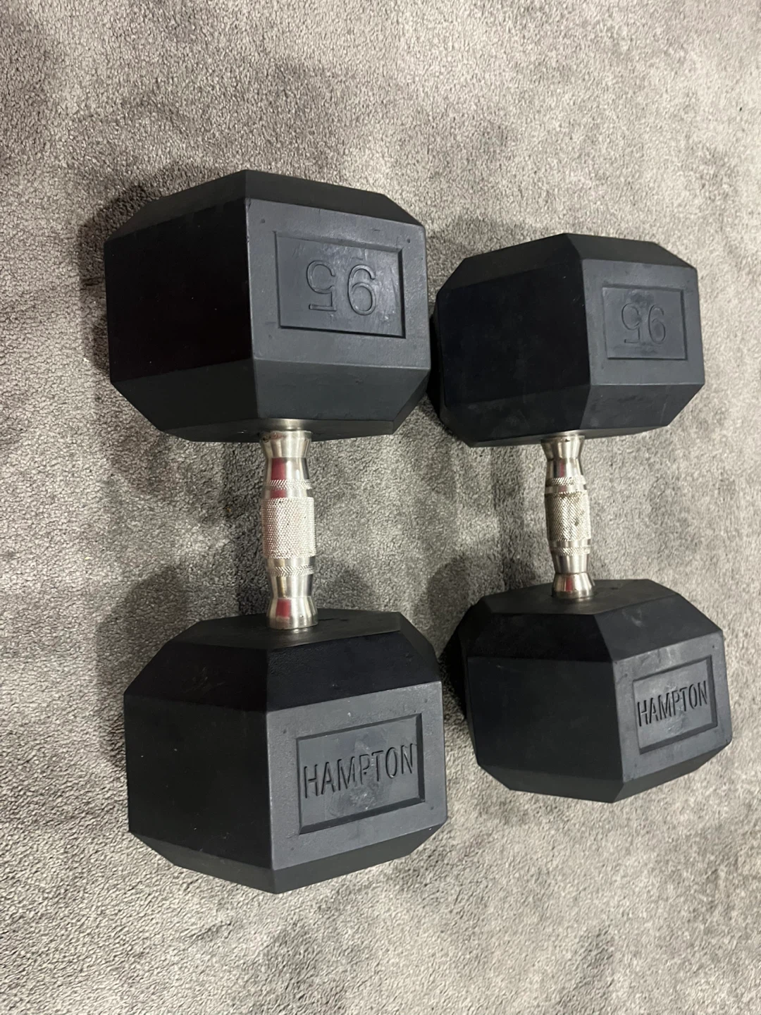 Hampton 95lb Dumbbells (Pair)