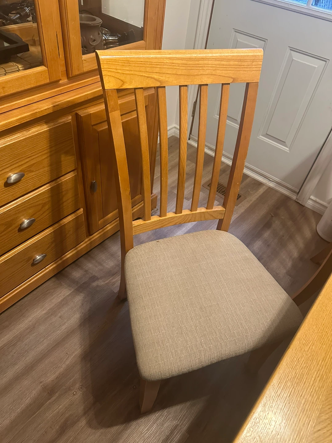 Wooden Dining Table with 6 Chairs - photo 4