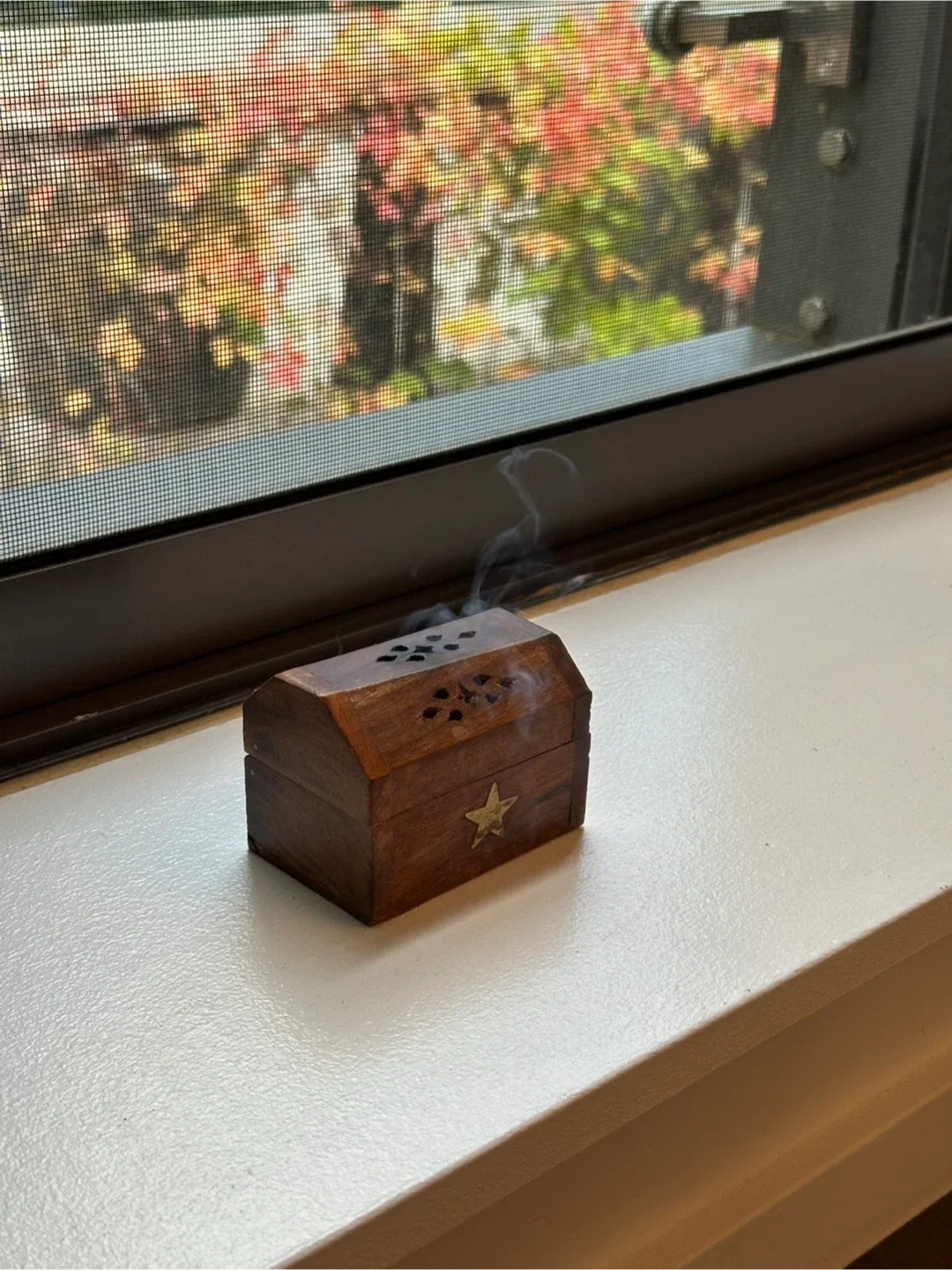 Wooden Incense Burner Box (for cone)