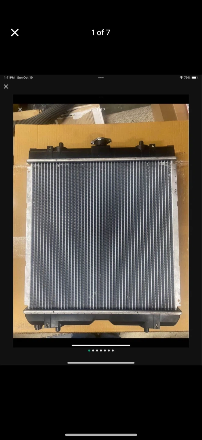Kubota tractor radiator