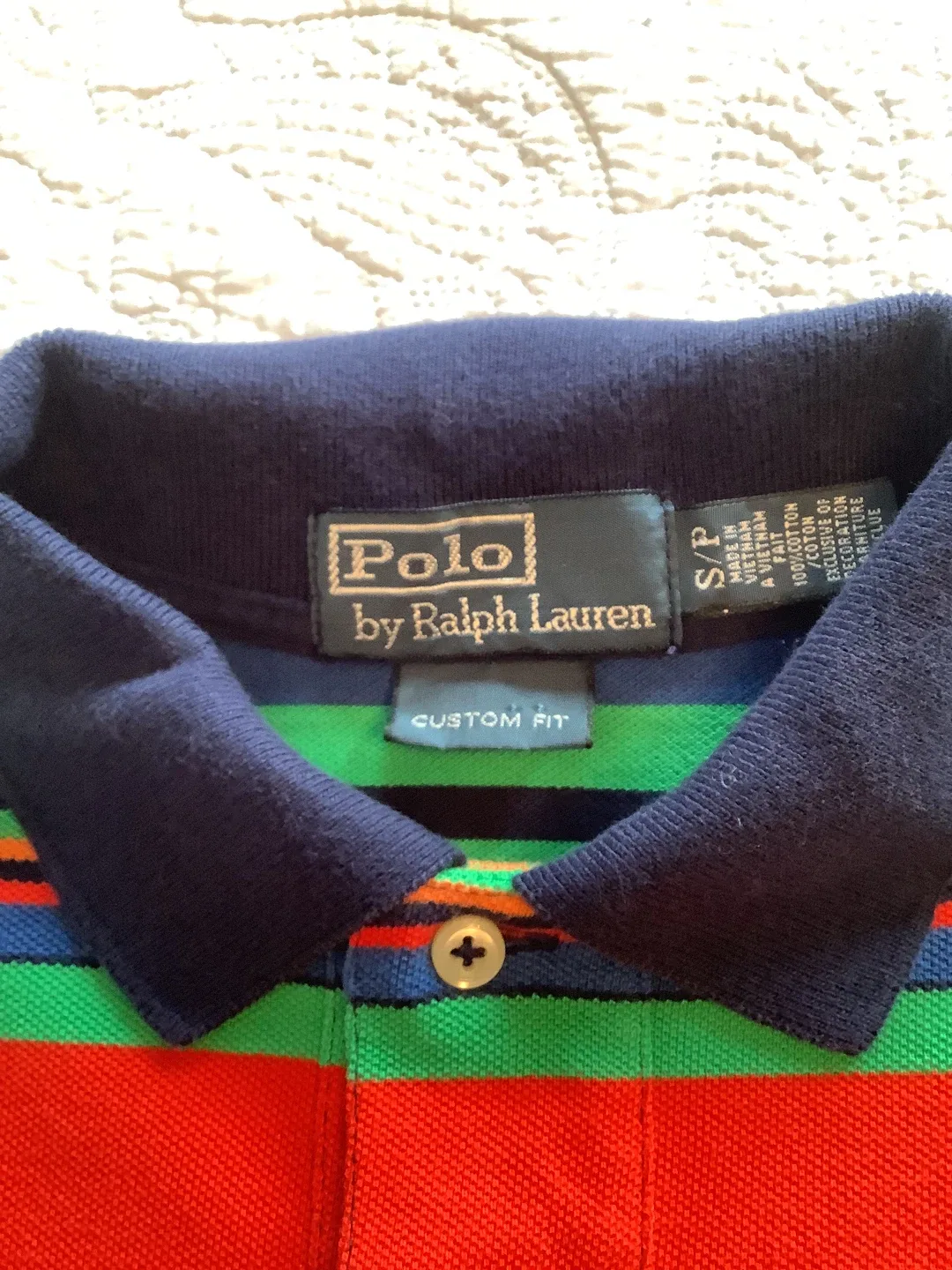 Polo by Ralph Lauren Custom Fit Striped Polo Shirt S image indicator(2)