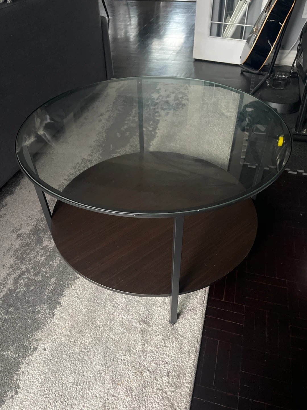 Round Glass Coffee Table