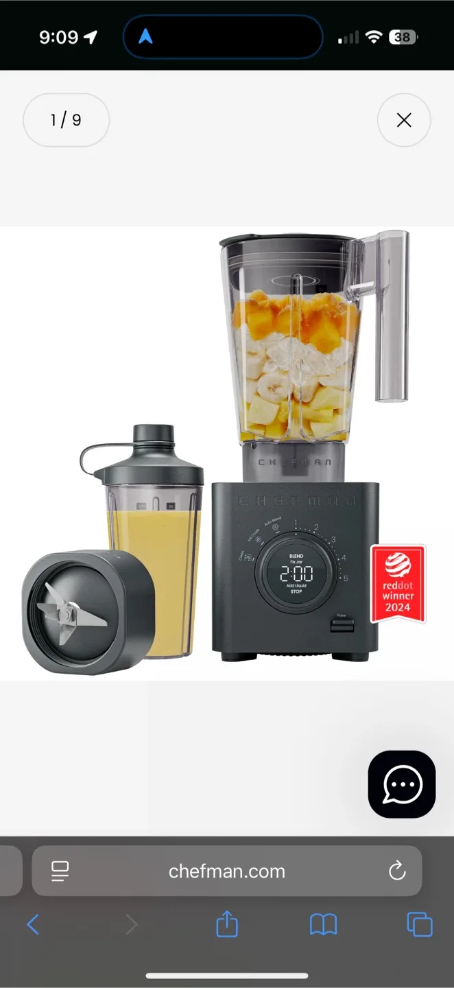 Chefman Immersion Blender - Like New! thumbnail