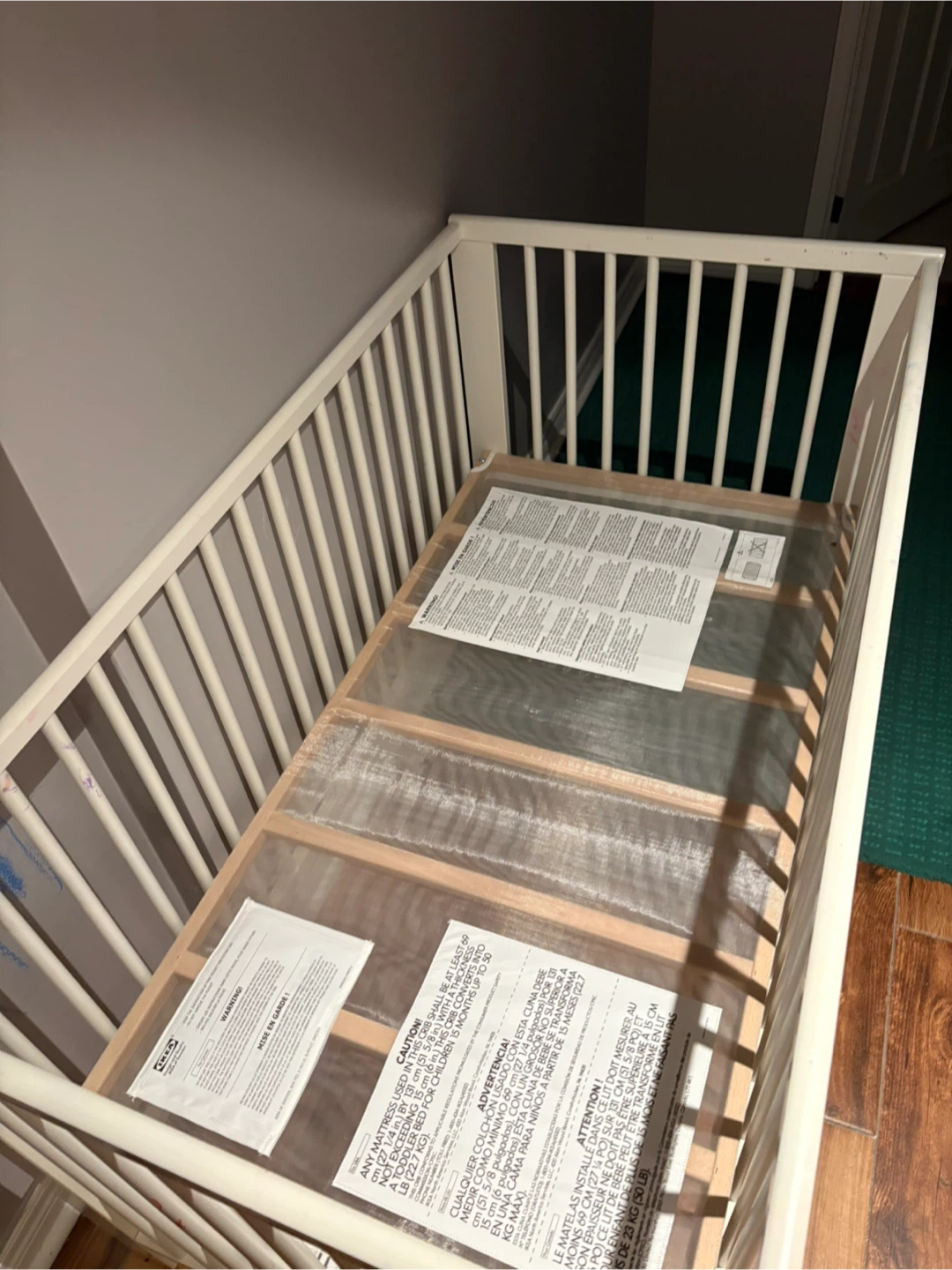 Ikea Crib with Mattress