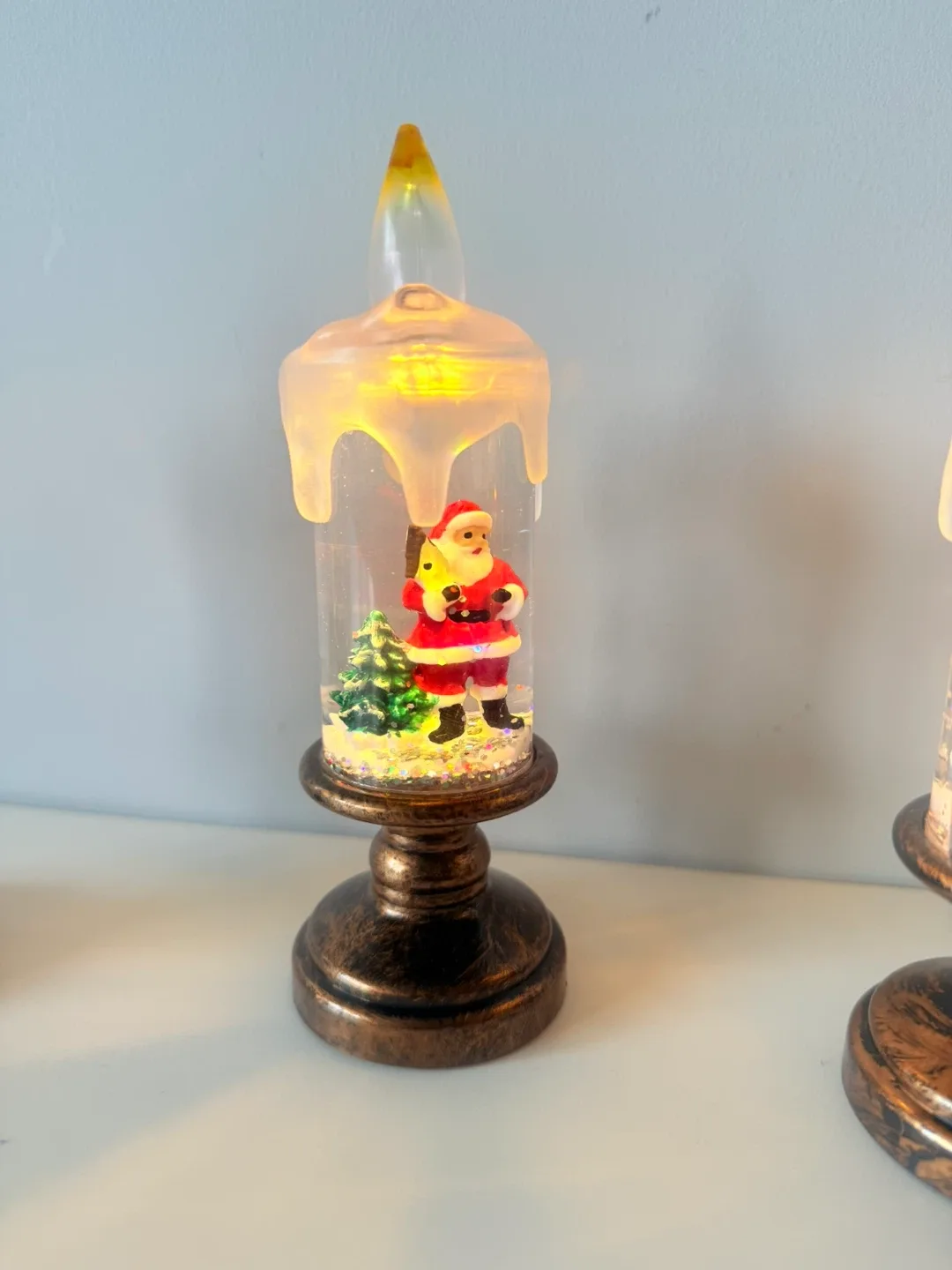 Christmas Snow Globe Candle - Set of 3 image indicator(3)