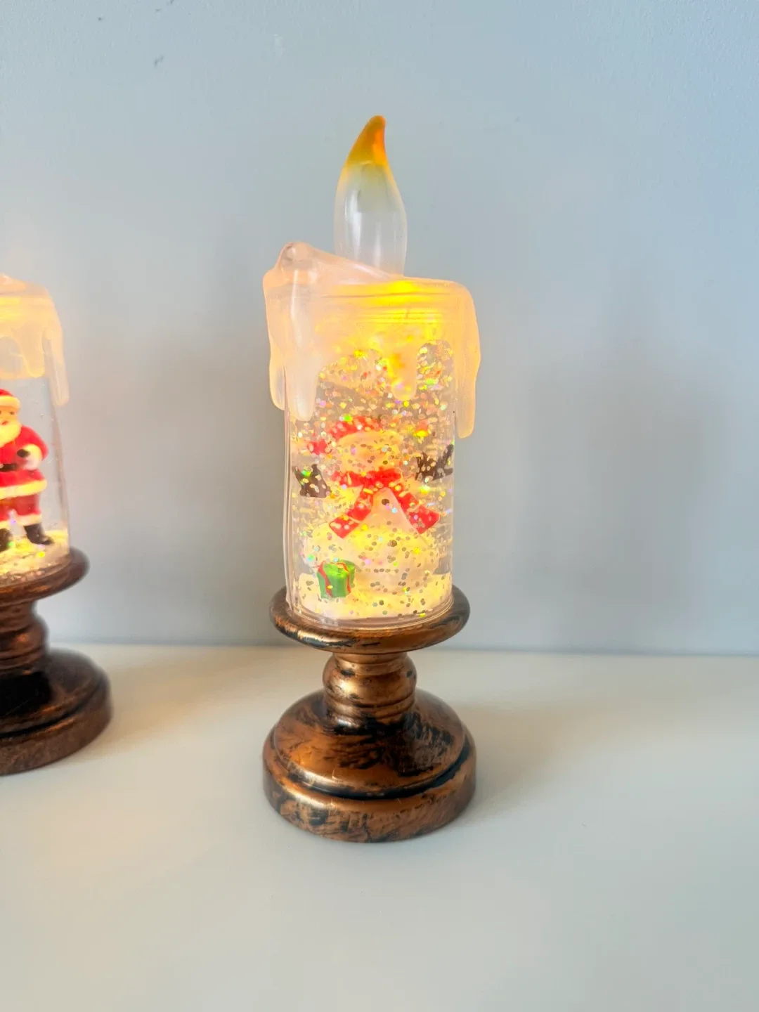 Christmas Snow Globe Candle - Set of 3 image indicator(2)