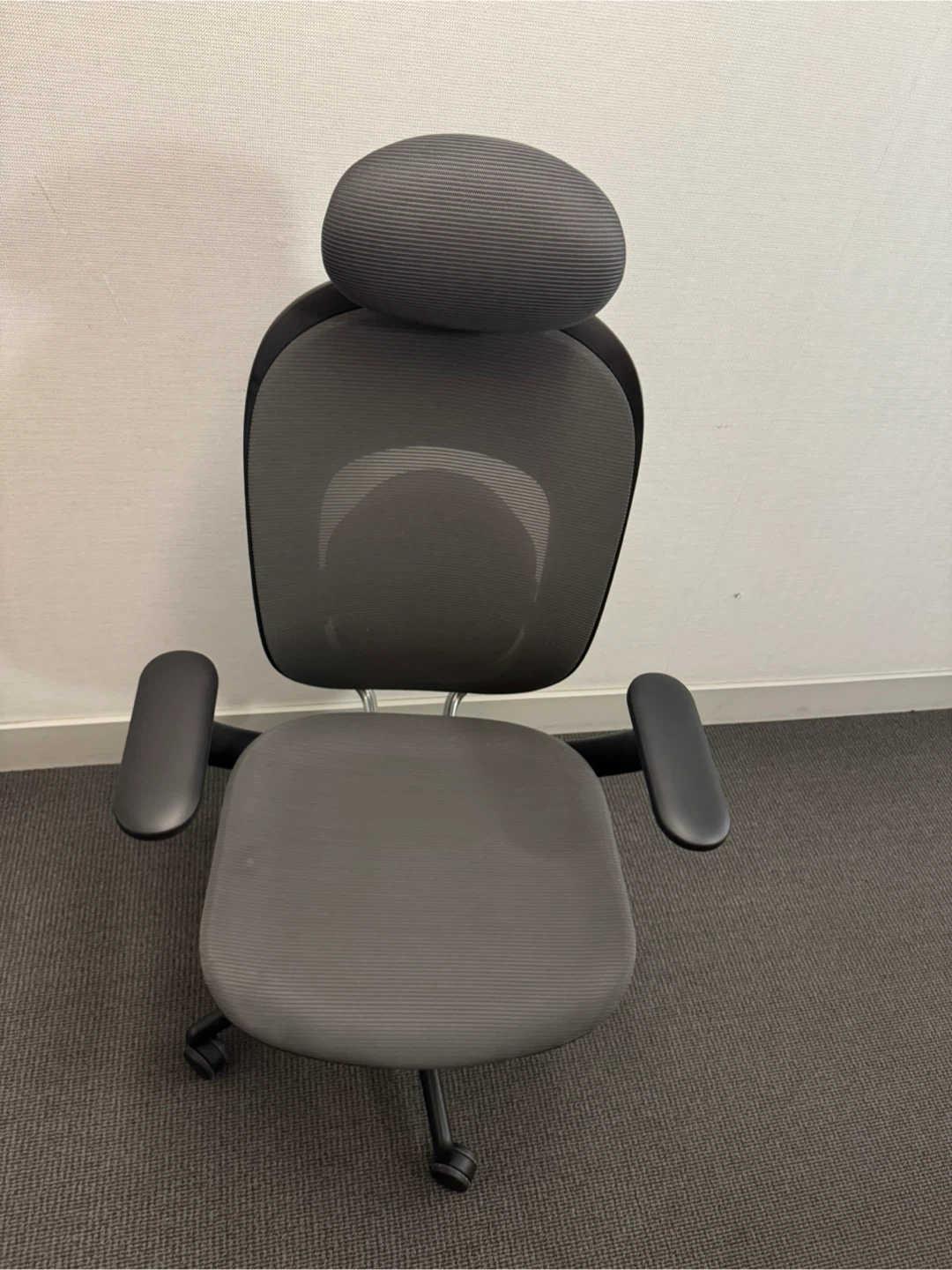 Ergonomic Grey Office Chair + back support and seat cushion - photo 2