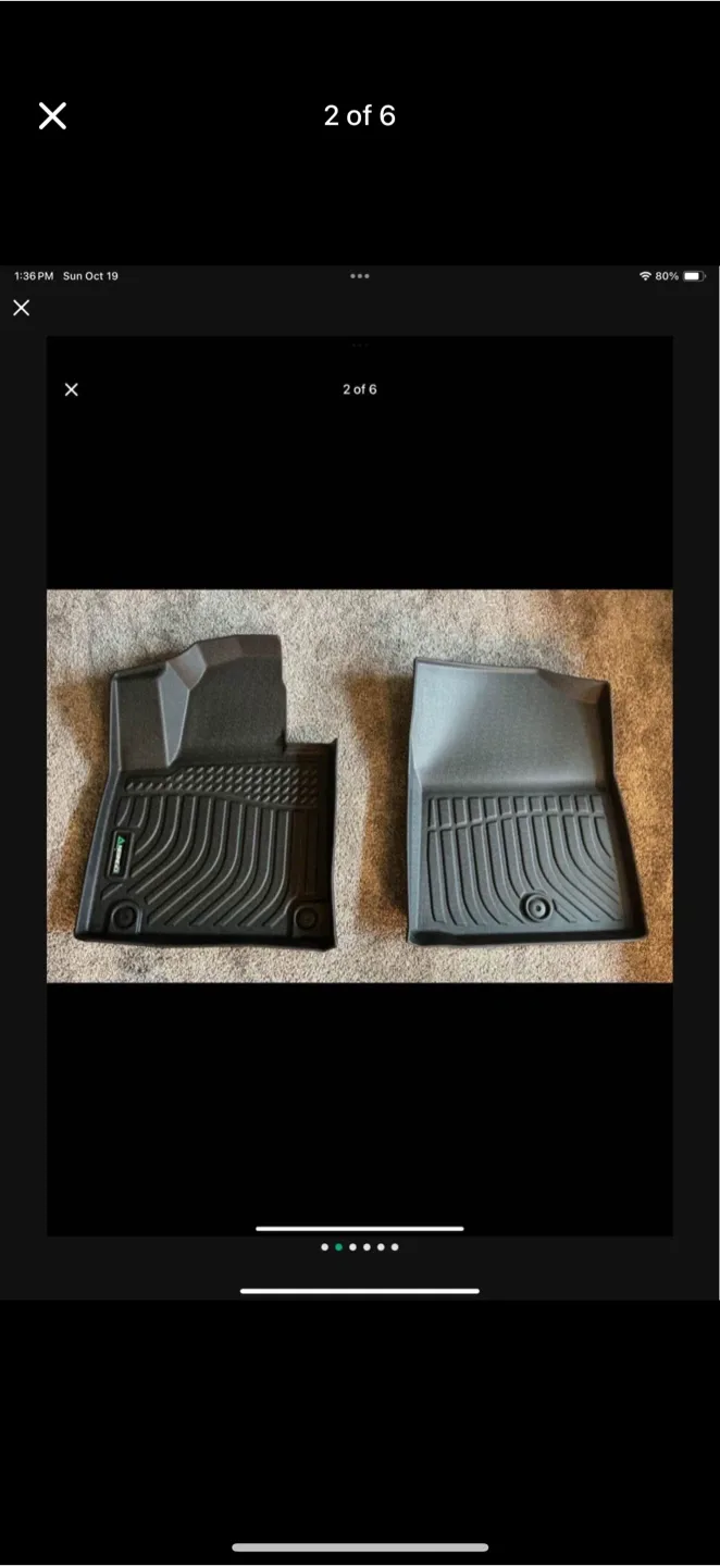 Hyundai Santa Fe All Weather Floor Liners 2021-23 Not For Hybrid image indicator(2)