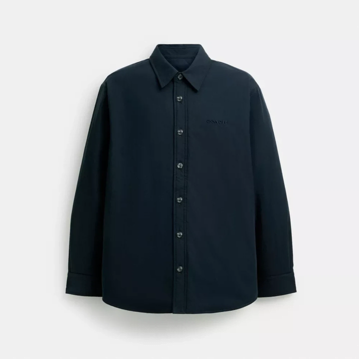 Coach Navy Blue Shirt Jacket
