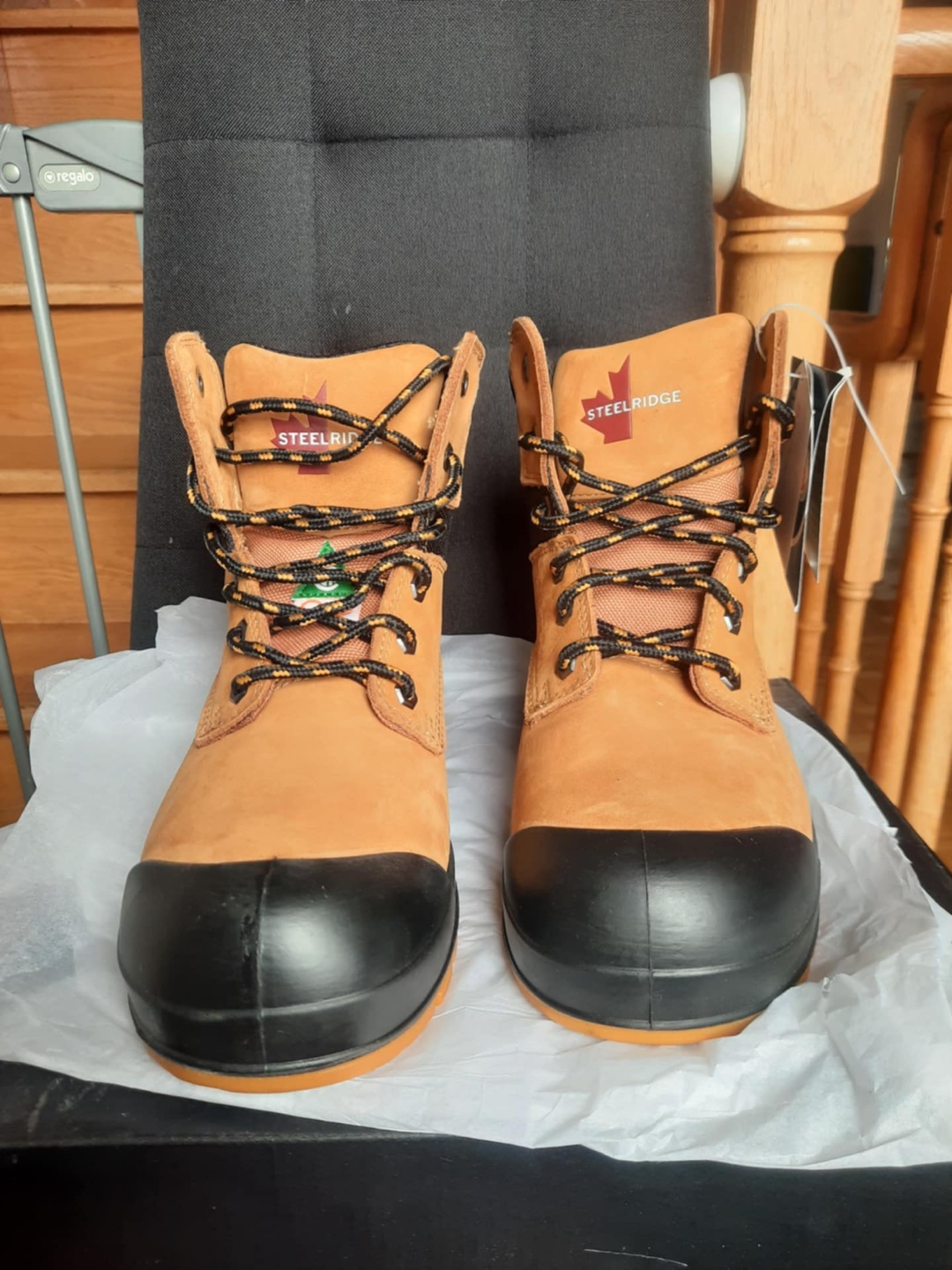 Steel Ridge Ranger 6" Steel Toe Work Boots - Size 8 - photo 2