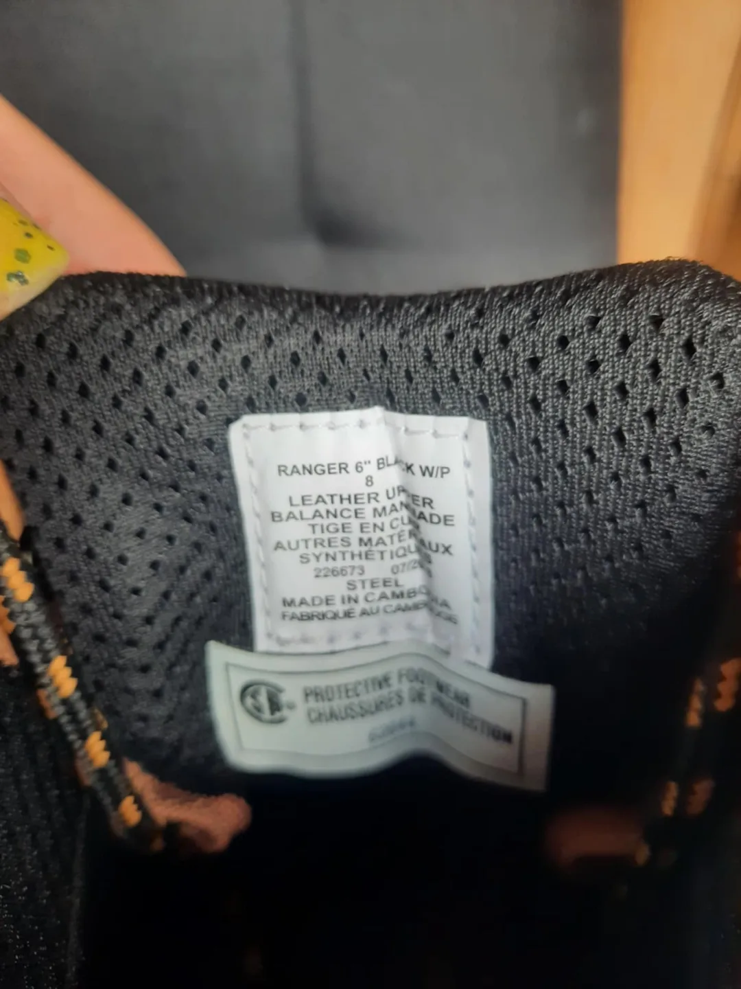 Steel Ridge Ranger 6" Steel Toe Work Boots - Size 8 image indicator(4)